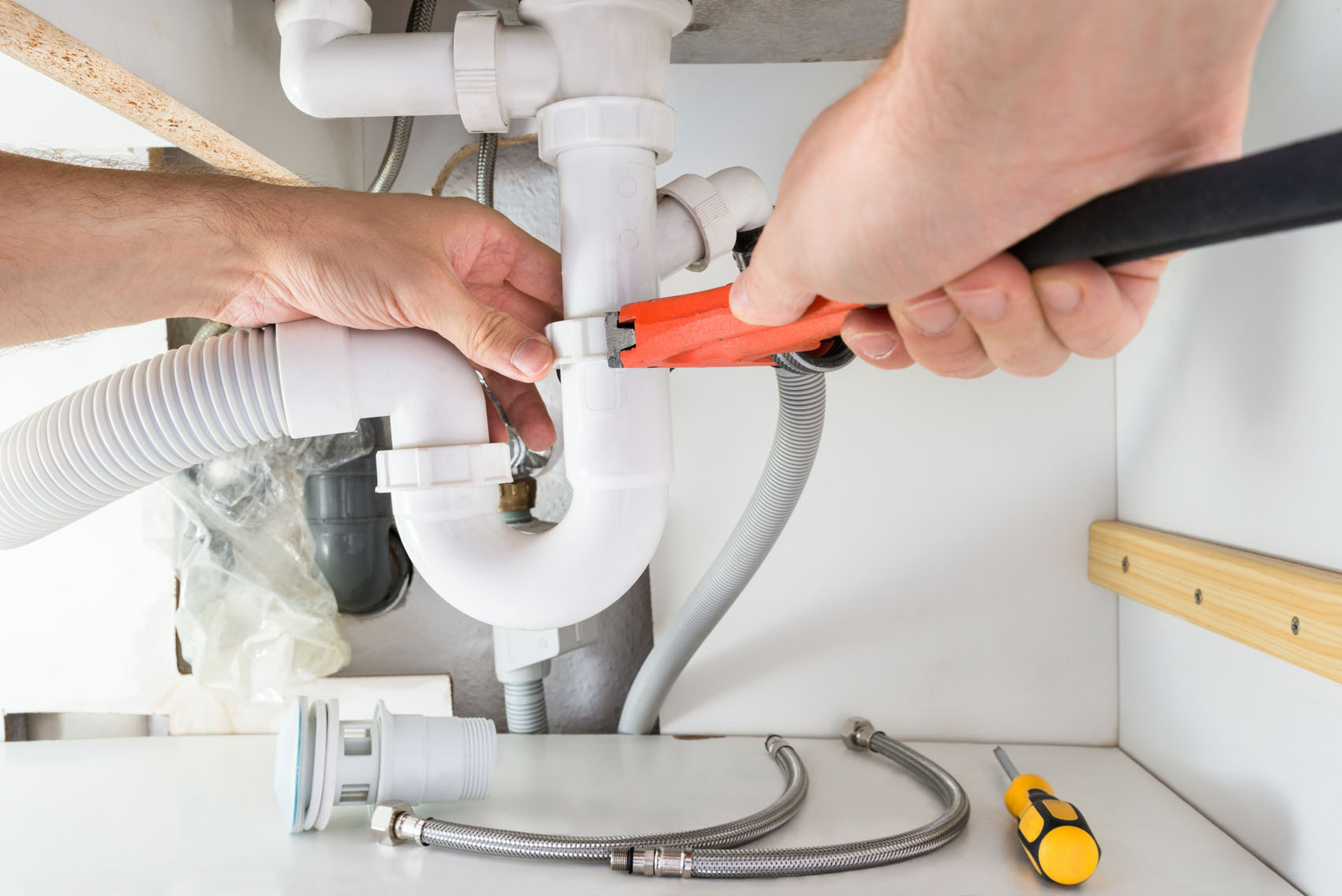 Installing electrical switches in a residential setting during a home renovation project